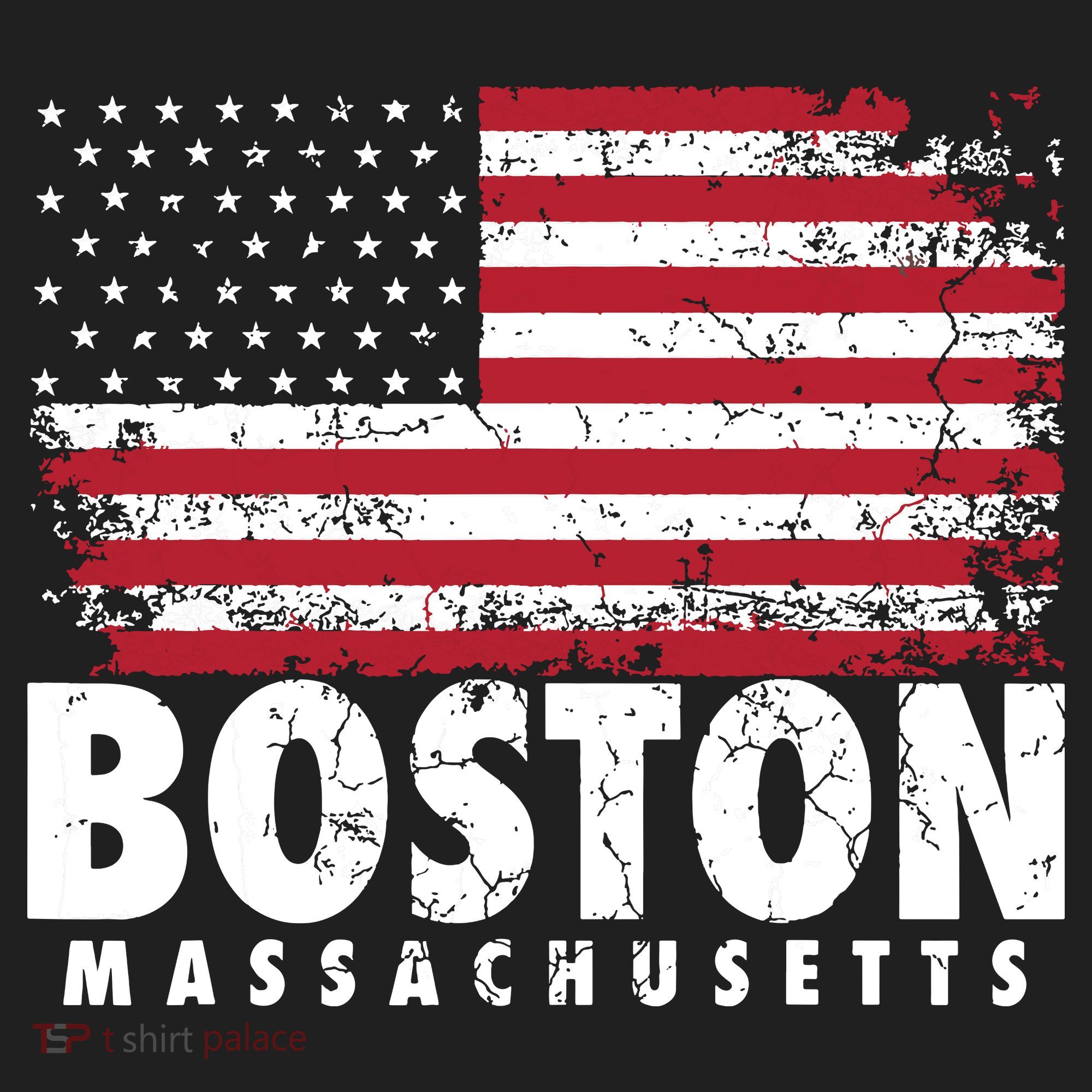 4th Of July Boston Massachusetts American Flag Hat