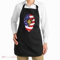 4th Of July Bald Eagle With American Flag Apron thumb 2