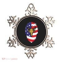 4th Of July Bald Eagle With American Flag Ornament thumb 0