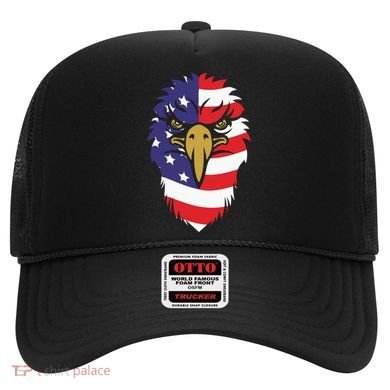 4th Of July Bald Eagle With American Flag Hat