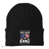4th Of July Just Here To Bang Usa Beanie thumb 0