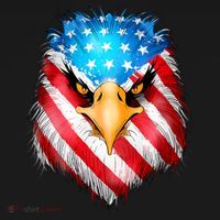 4th Of July Patriotic Eagle Usa American Flag Coaster thumb 2