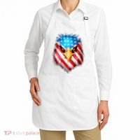 4th Of July Patriotic Eagle Usa American Flag Apron thumb 2