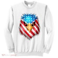 4th Of July Patriotic Eagle Usa American Flag Sweatshirt thumb 0