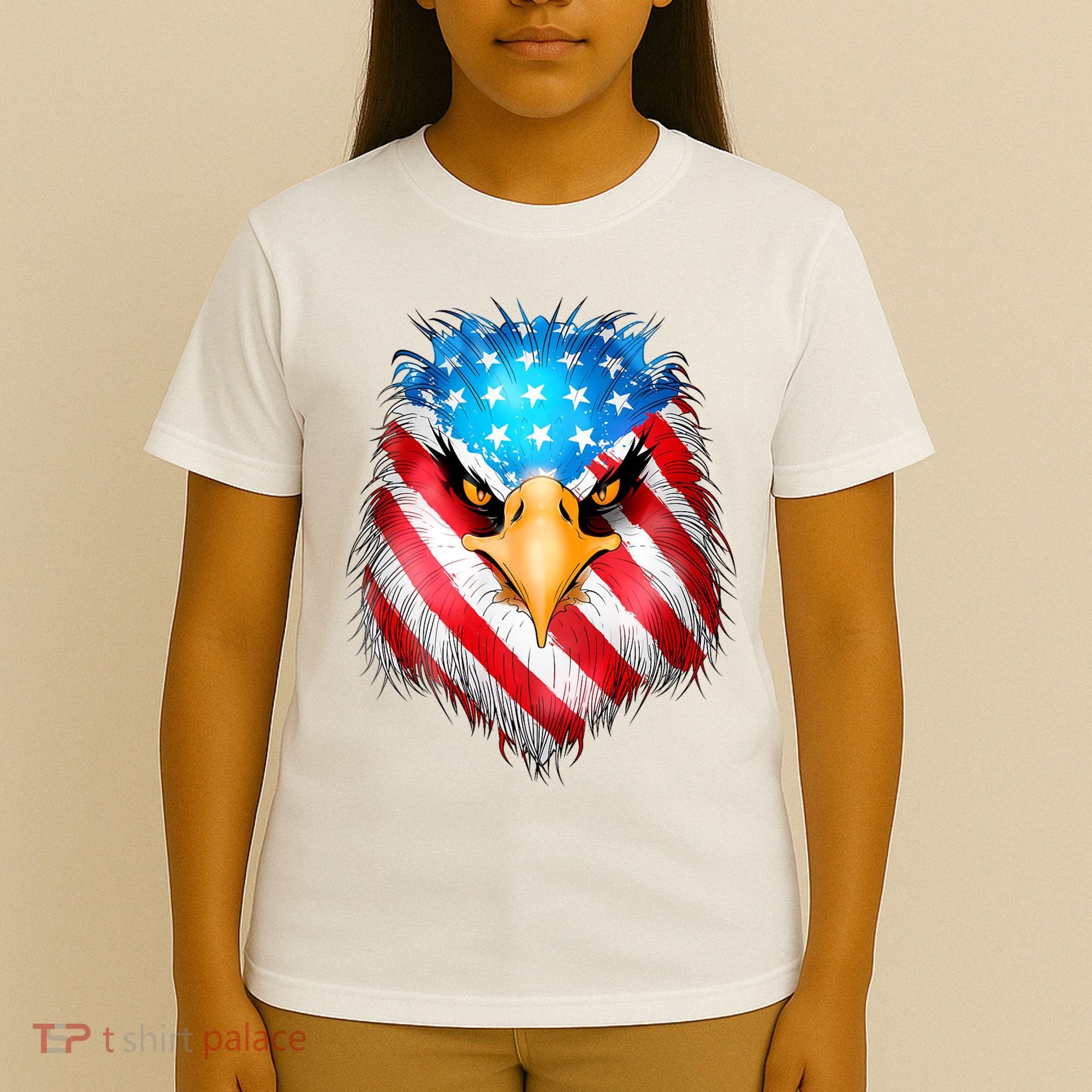 4th Of July Patriotic Eagle Usa American Flag T-Shirt