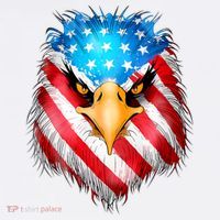 4th Of July Patriotic Eagle Usa American Flag T-Shirt thumb 7