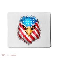 4th Of July Patriotic Eagle Usa American Flag Mousepad thumb 0