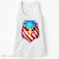 4th Of July Patriotic Eagle Usa American Flag Women's Tank Top thumb 0