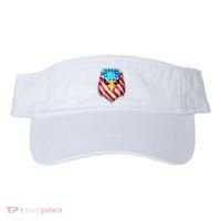 4th Of July Patriotic Eagle Usa American Flag Visor thumb 0