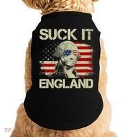 4th Of July George Sloshington Suck It England Merica Doggie Tank thumb 0