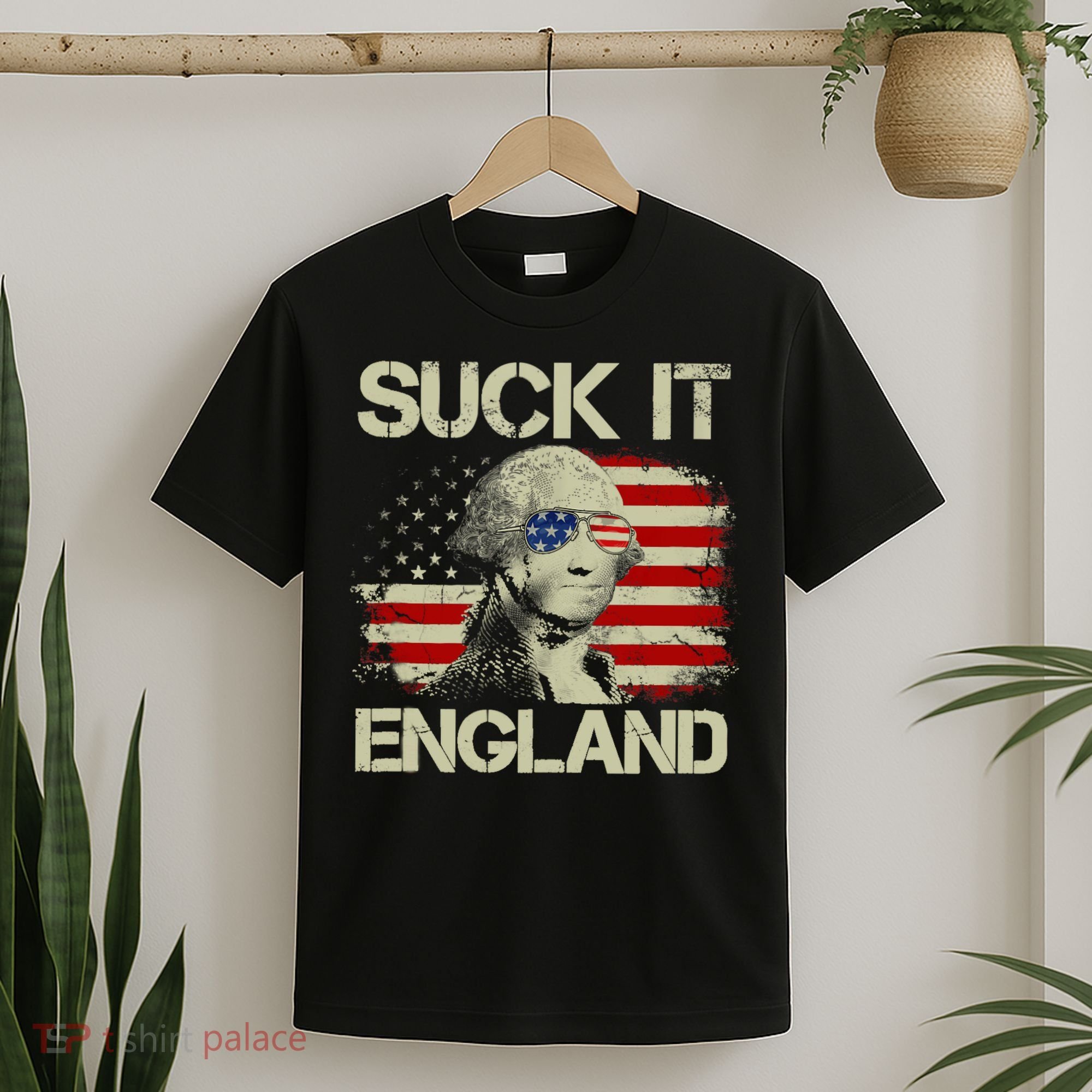 4th Of July George Sloshington Suck It England Merica T-Shirt