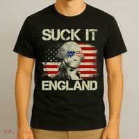 4th Of July George Sloshington Suck It England Merica T-Shirt thumb 3