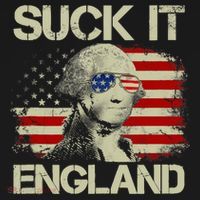 4th Of July George Sloshington Suck It England Merica Button thumb 1