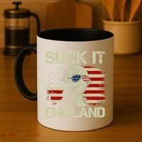 4th Of July George Sloshington Suck It England Merica Coffee Mug thumb 4