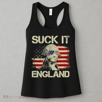 4th Of July George Sloshington Suck It England Merica Women's Tank Top thumb 3
