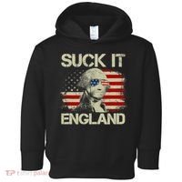 4th Of July George Sloshington Suck It England Merica Toddler Hoodie thumb 0