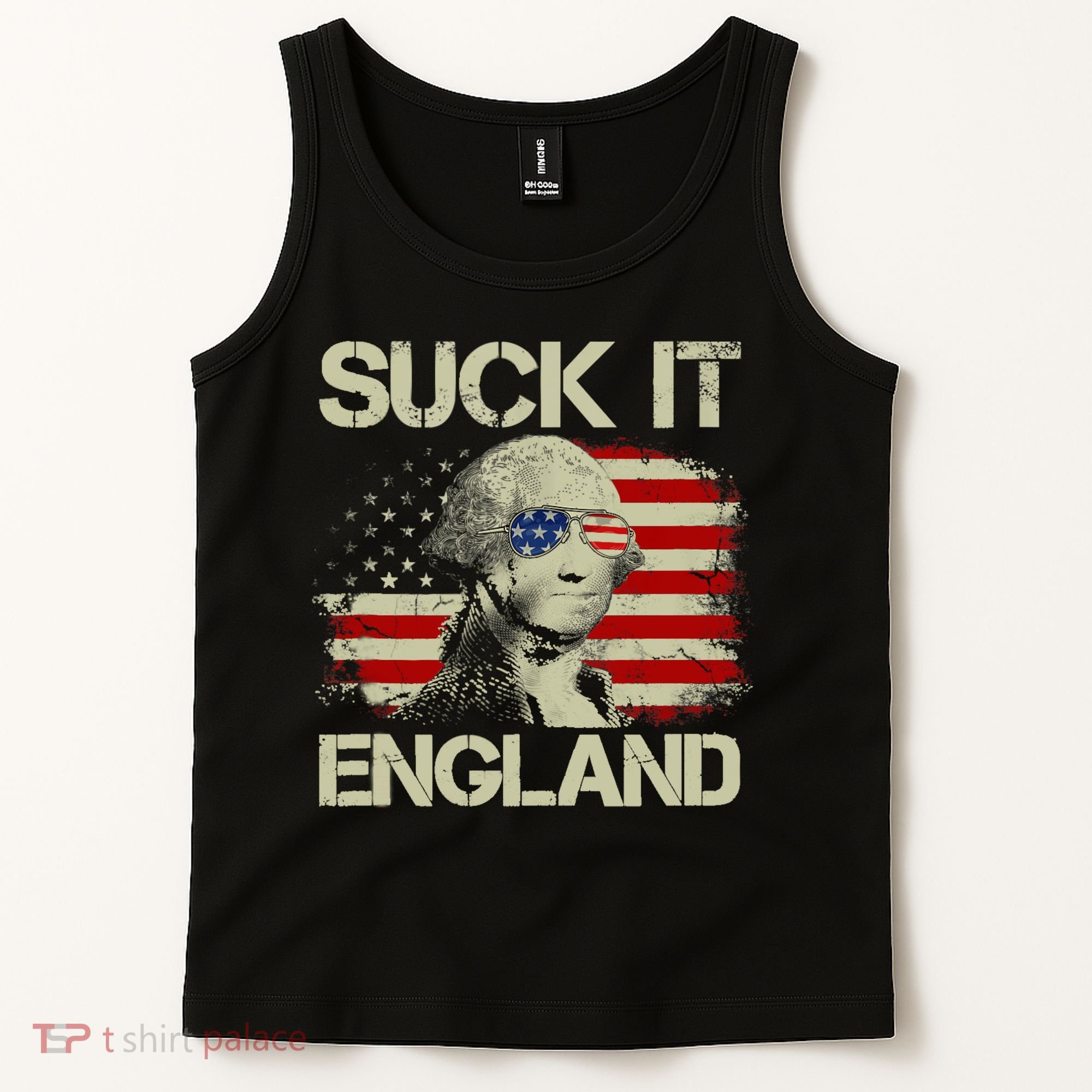 4th Of July George Sloshington Suck It England Merica Tank Top