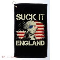 4th Of July George Sloshington Suck It England Merica Golf Towel thumb 0