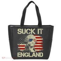 4th Of July George Sloshington Suck It England Merica Tote Bag thumb 0
