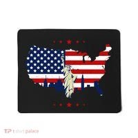 4th Of July American Flag Statue Of Liberty Mousepad thumb 0