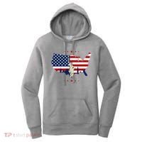 4th Of July American Flag Statue Of Liberty Women's Hoodie thumb 0
