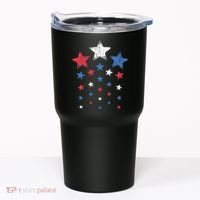 4th Of July Cute Red White Blue Stars Tumbler thumb 0