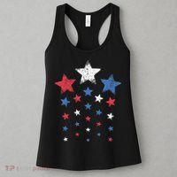 4th Of July Cute Red White Blue Stars Women's Tank Top thumb 3