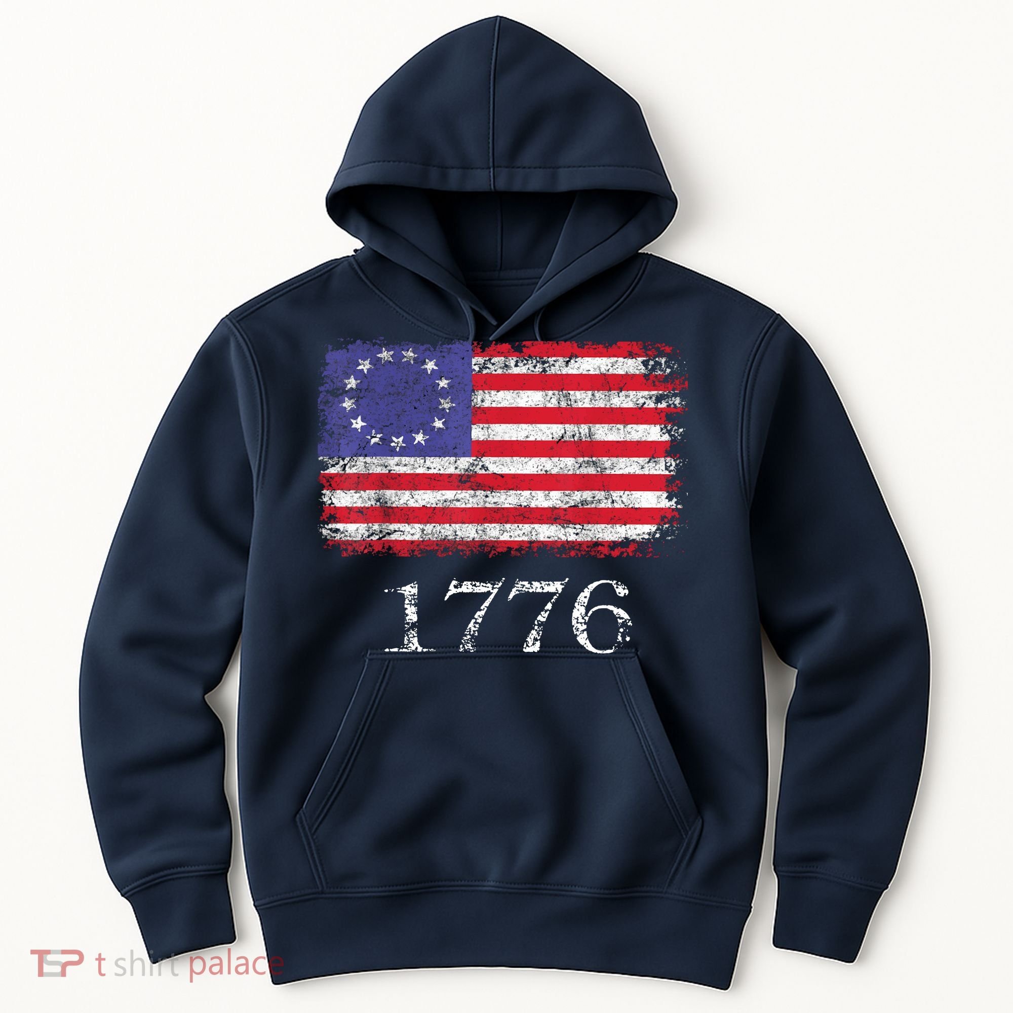 4th Of July American Flag Betsy Ross 1776 Hoodie