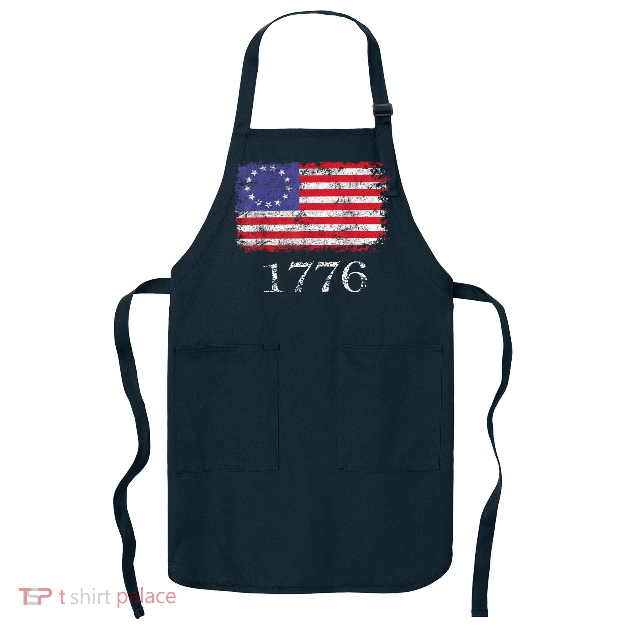 4th Of July American Flag Betsy Ross 1776 Apron