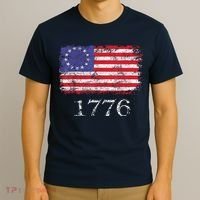4th Of July American Flag Betsy Ross 1776 T-Shirt thumb 3