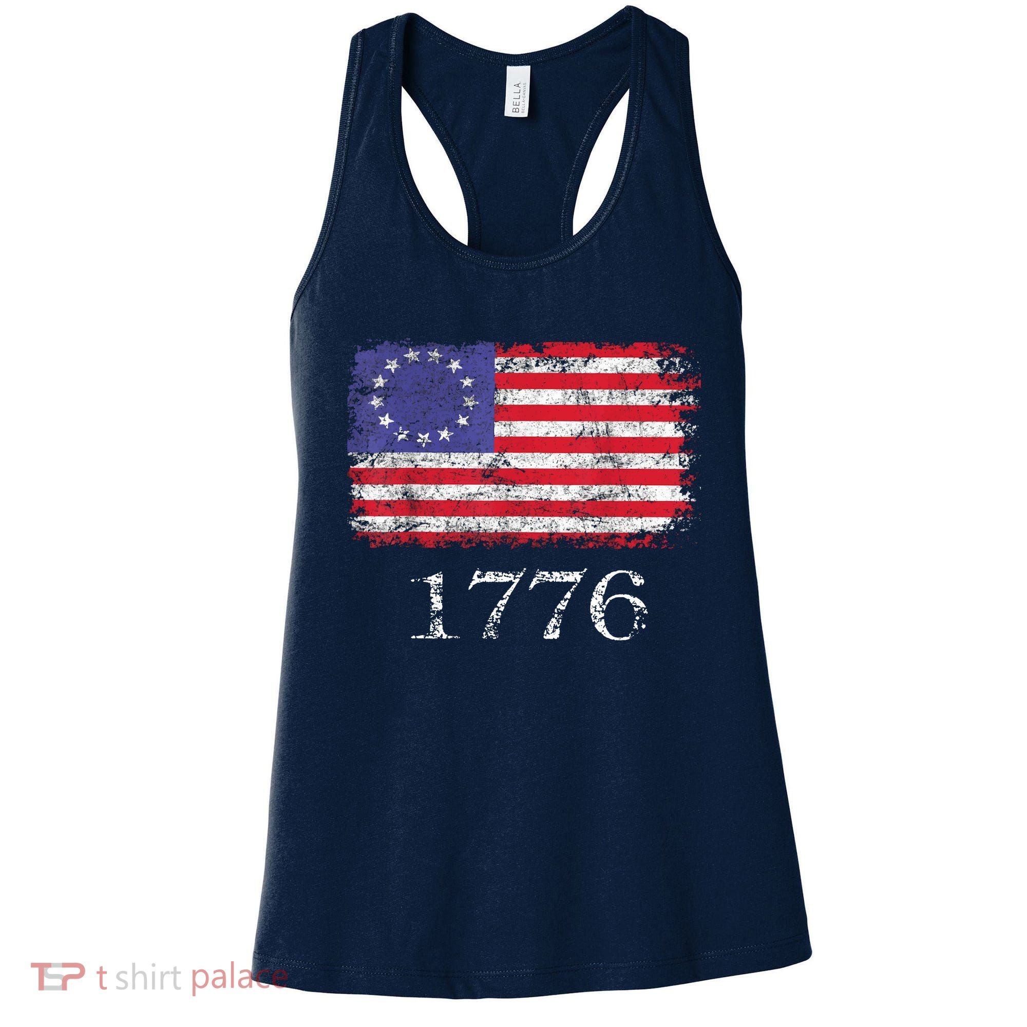 4th Of July American Flag Betsy Ross 1776 Women's Tank Top