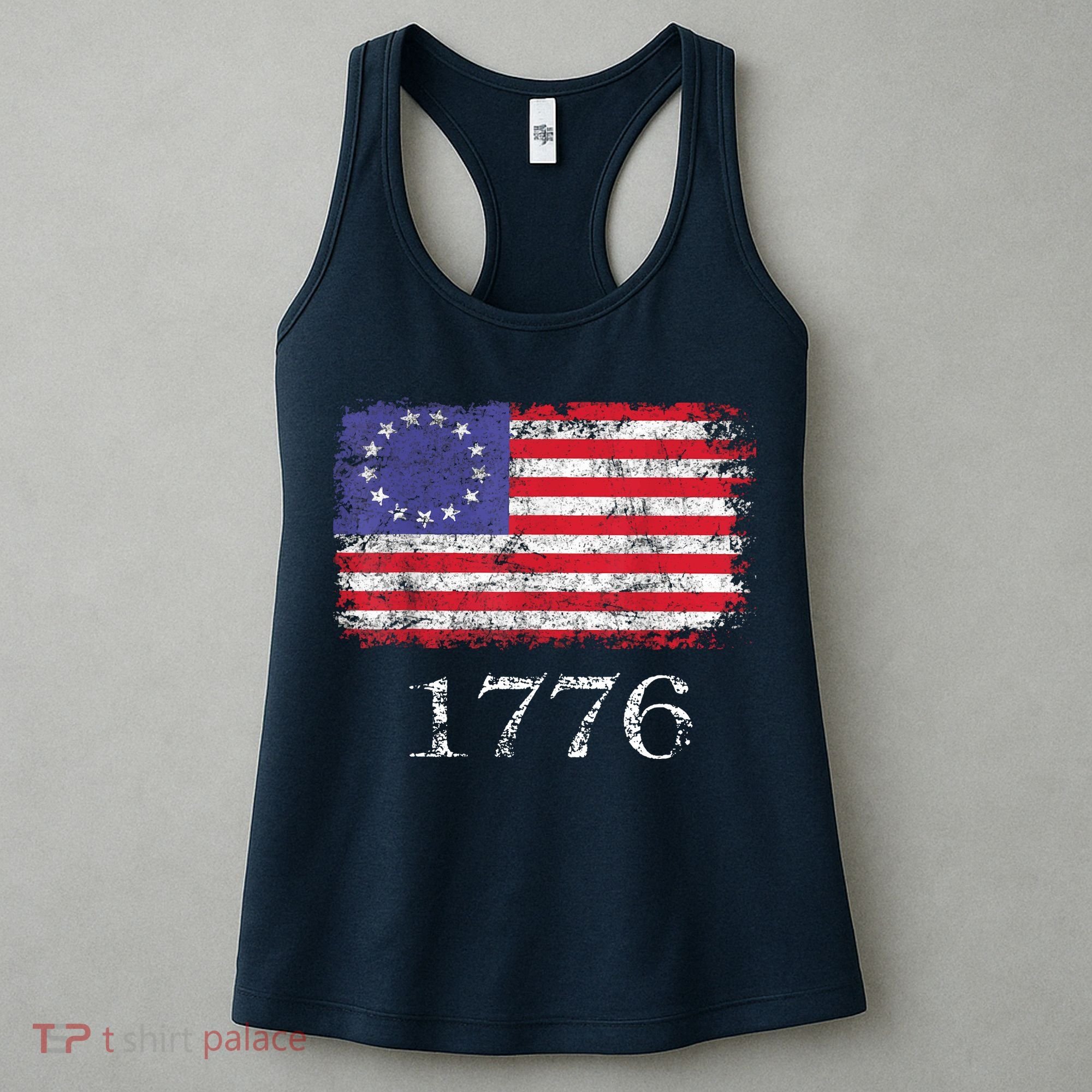 4th Of July American Flag Betsy Ross 1776 Women's Tank Top
