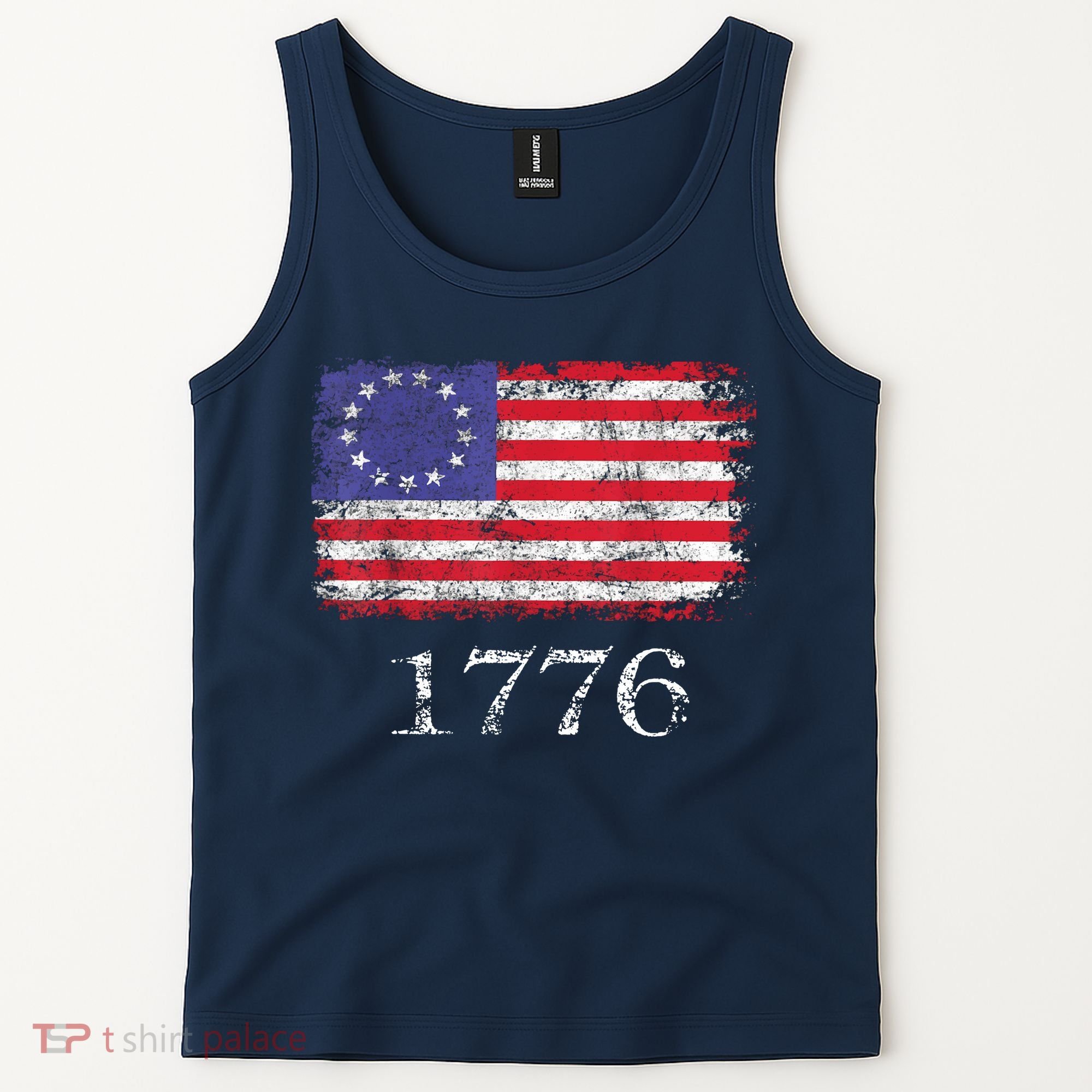 4th Of July American Flag Betsy Ross 1776 Tank Top
