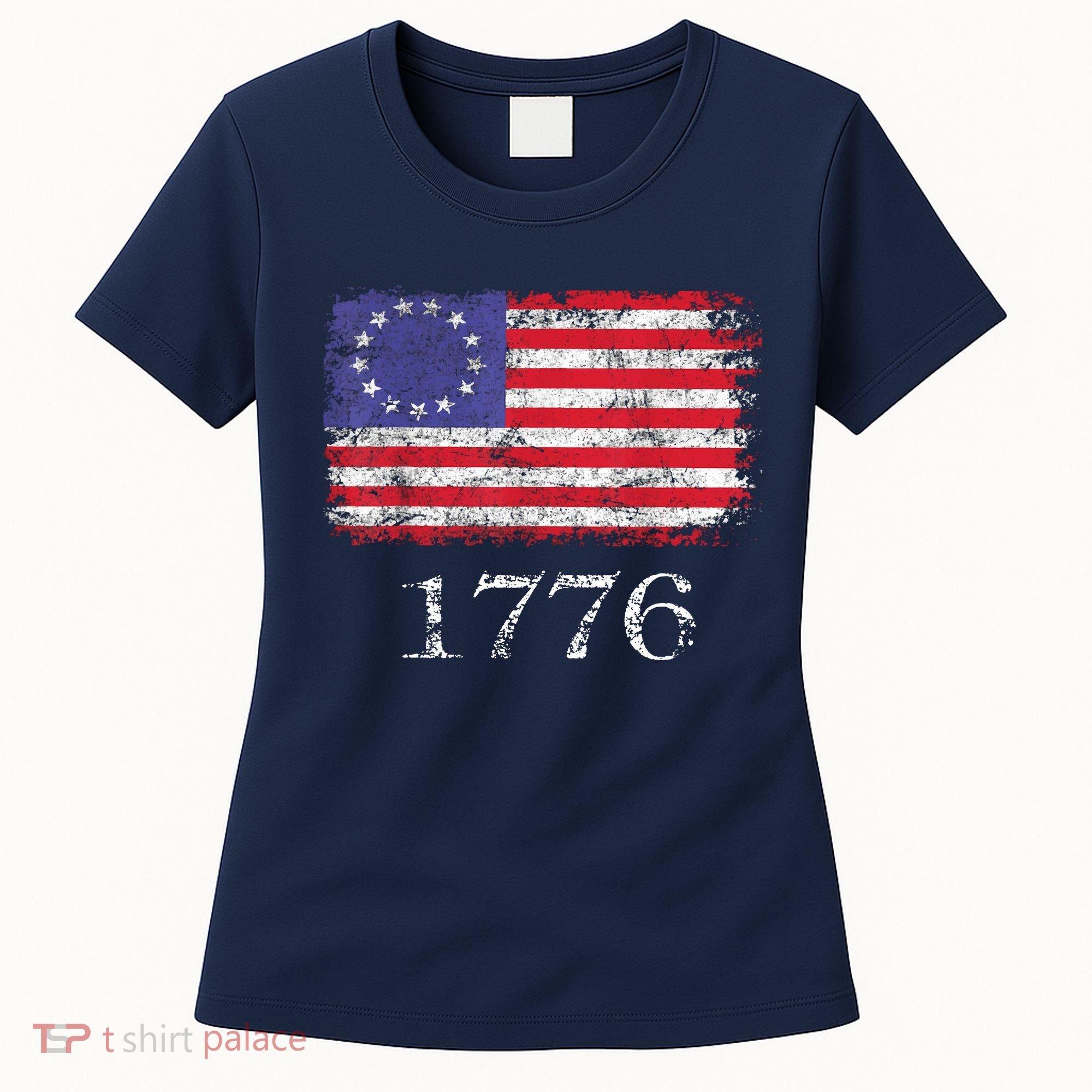 4th Of July American Flag Betsy Ross 1776 Women's T-Shirt