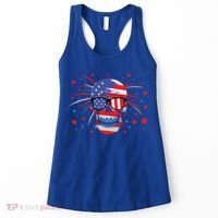 4th Of July Skull American Flag Gift Women's Tank Top thumb 0
