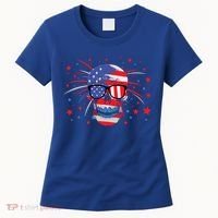 4th Of July Skull American Flag Gift Women's T-Shirt thumb 0
