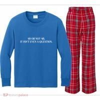 4b Or Not 4b Movement Radical Feminist Kids Long Sleeve Plaid Pajama Set thumb 0
