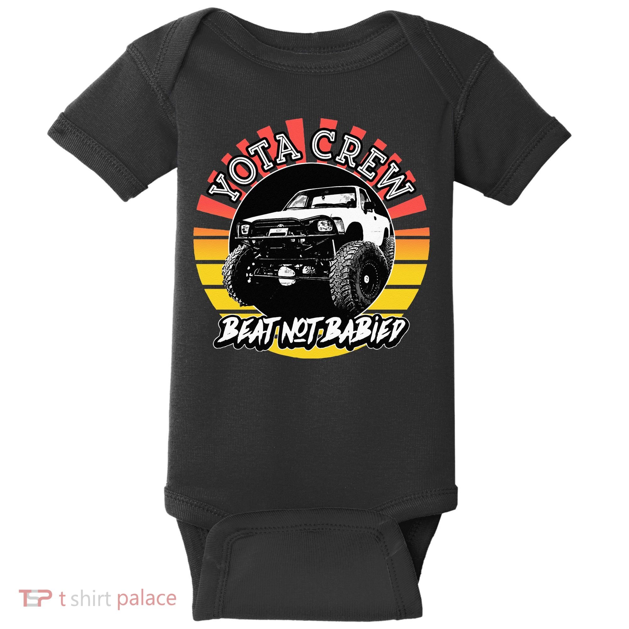 4X4 Off Road Rock Crawler Overland Mud Truck Baby Bodysuit