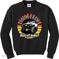 4X4 Off Road Rock Crawler Overland Mud Truck Kids Sweatshirt thumb 0