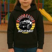 4X4 Off Road Rock Crawler Overland Mud Truck Kids Hoodie thumb 3