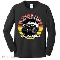4X4 Off Road Rock Crawler Overland Mud Truck Kids Long Sleeve Shirt thumb 0