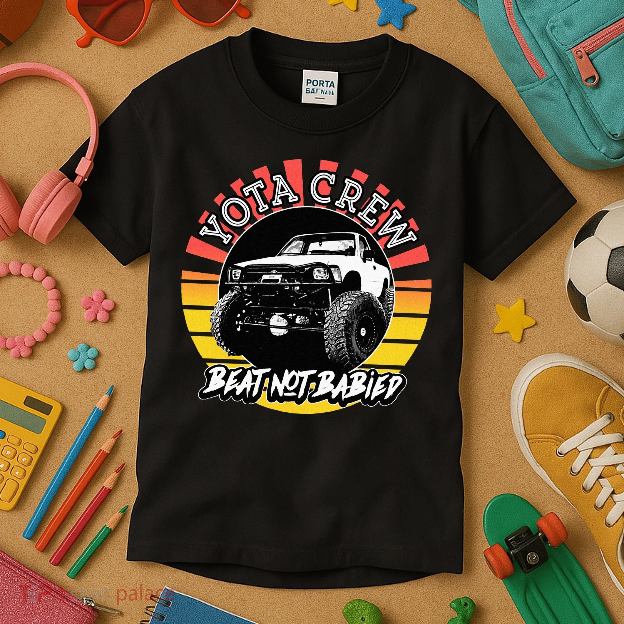 4X4 Off Road Rock Crawler Overland Mud Truck Kids T-Shirt