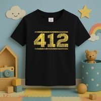 412 Pittsburgh Distressed Chain Yinzer City Retro Toddler T-Shirt thumb 3