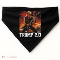 47 President Donald Metal Guitar Trump 2.0 USA-Made Doggie Bandana thumb 0