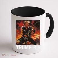 47 President Donald Metal Guitar Trump 2.0 Coffee Mug thumb 1