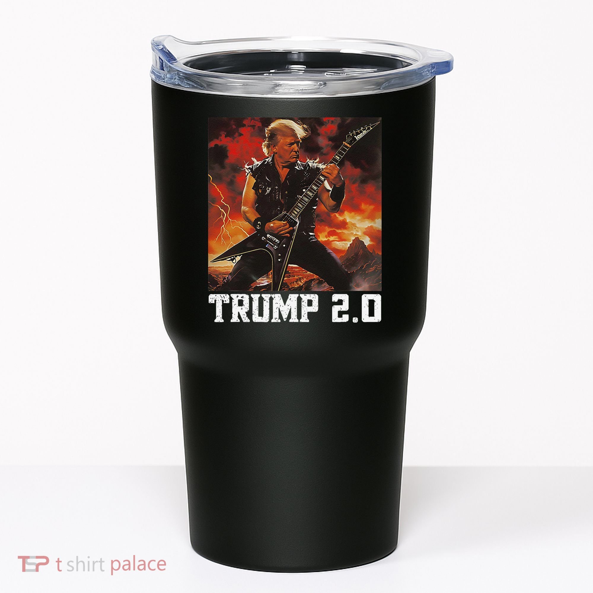 47 President Donald Metal Guitar Trump 2.0 Tumbler