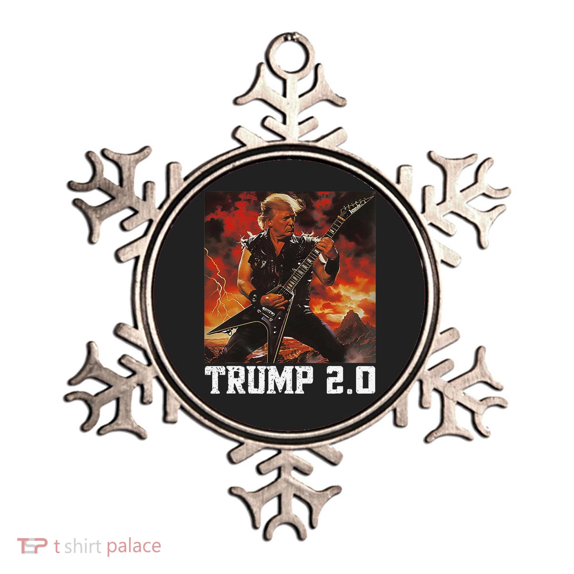 47 President Donald Metal Guitar Trump 2.0 Ornament