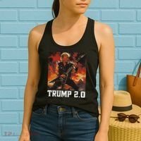 47 President Donald Metal Guitar Trump 2.0 Women's Tank Top thumb 2