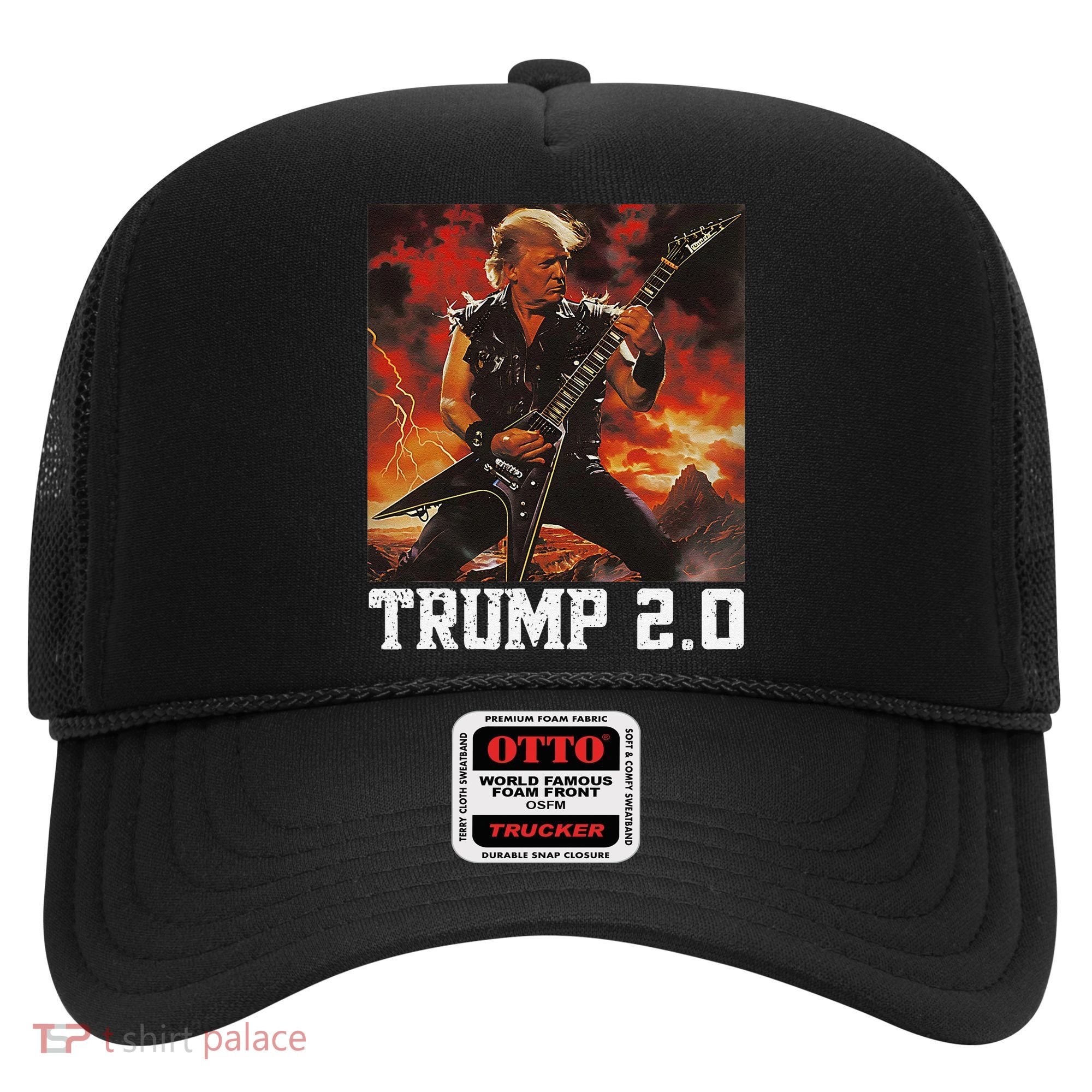 47 President Donald Metal Guitar Trump 2.0 Hat