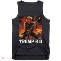 47 President Donald Metal Guitar Trump 2.0 Tank Top thumb 0